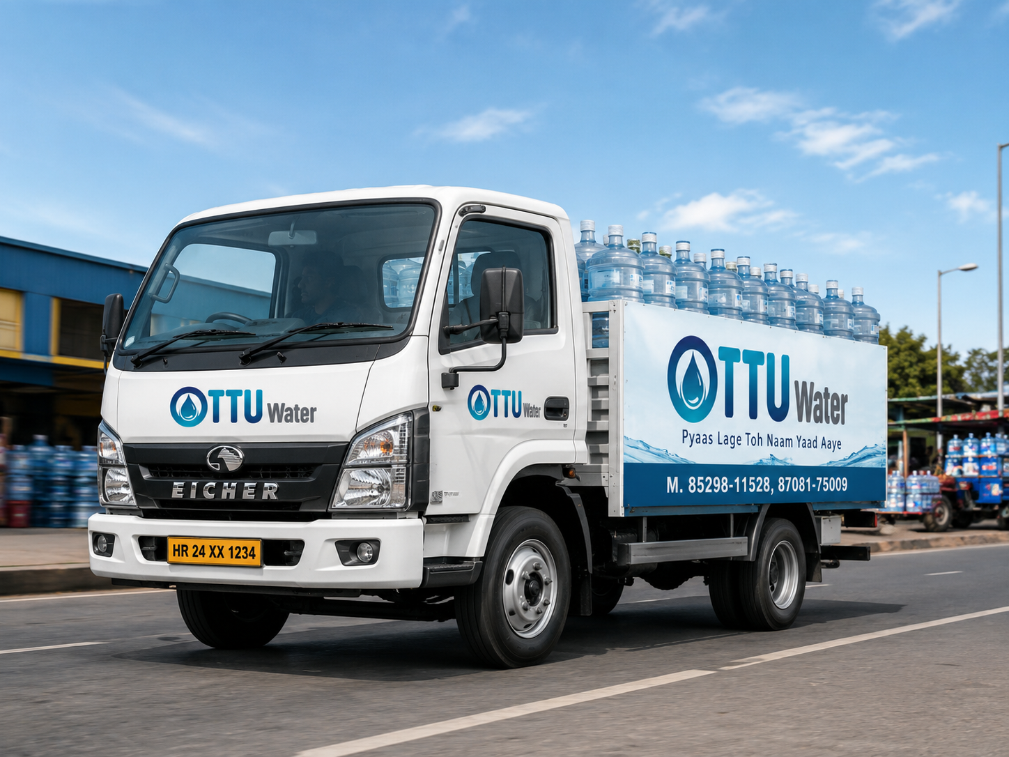 Reliable supply and distribution vehicle for OTTU Water market partners